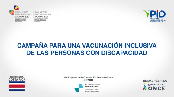 Banner Campaña para una vacunación inclusiva